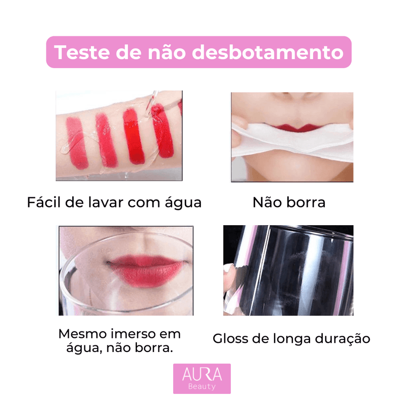 Batom Matte NiceFace: Cores Vibrantes e Durabilidade para Mulheres - Aura Beauty 