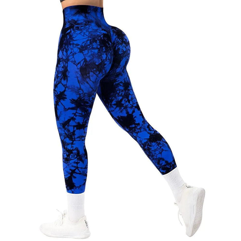 Calça Legging Fitness Tie Dye para Academia - Legging Esportiva Feminina - Aura Beauty 